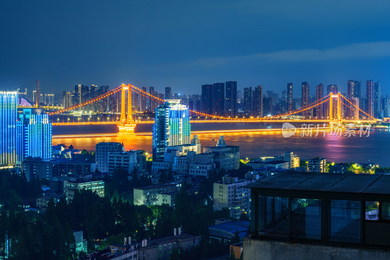 武汉城市风光夜景