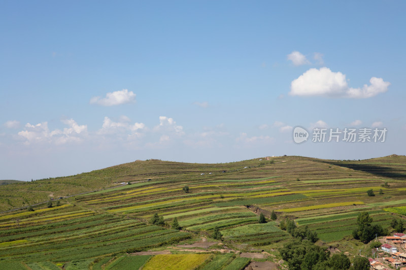 中国张北县草原天路沿途风光