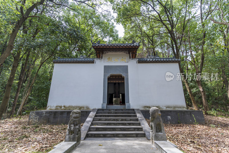 武汉江夏区熊廷弼公园熊公祠风景