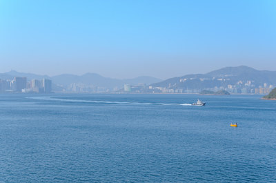 香港大埔大美督海景海岛自然风光