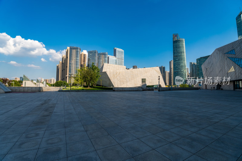 长沙滨江文化园建筑广场