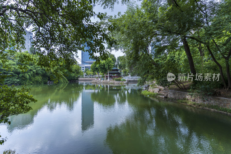 武汉江汉区中山公园风景