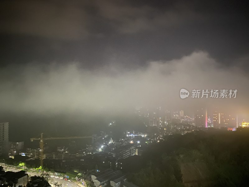 梧州夜景云海