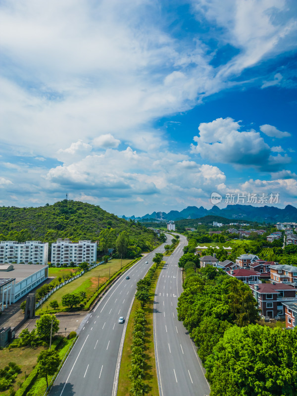 广西桂林的桂竹路交通