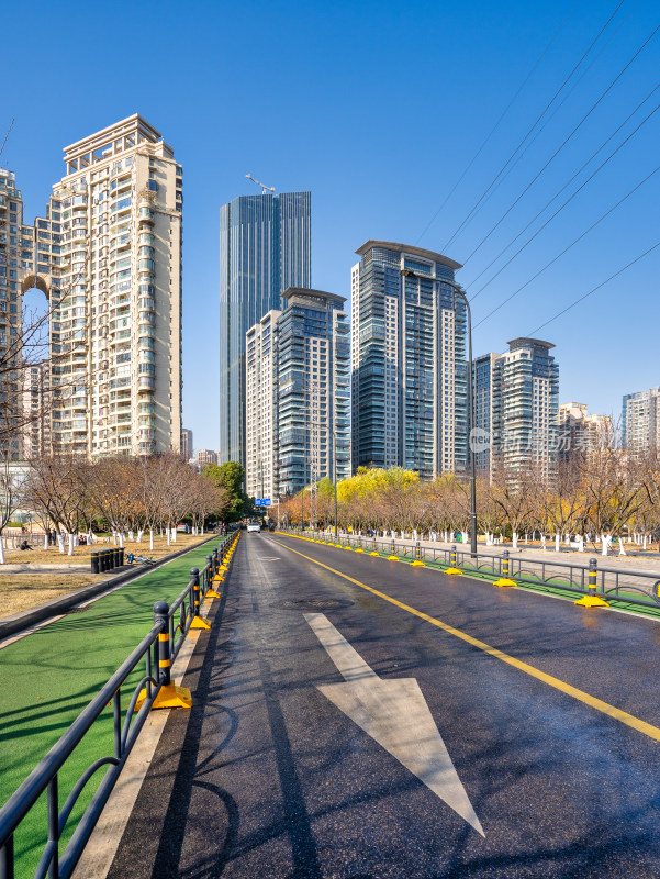 武汉西北湖黄孝西路城市风光