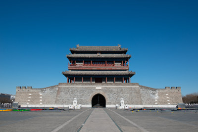 北京中轴线起点之永定门城楼
