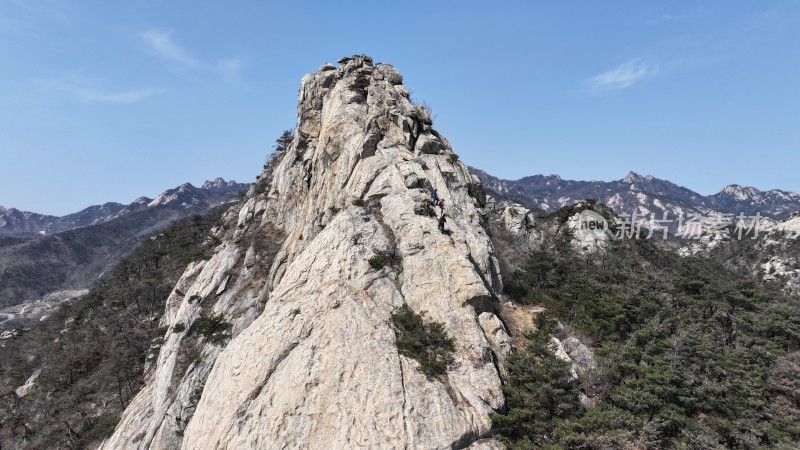 威海市文登区界石镇昆嵛山老龙脊山野风景