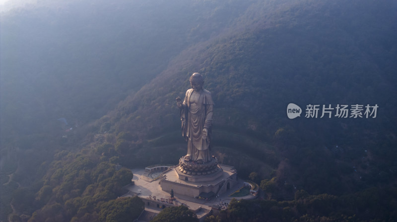 无锡灵山胜境灵山大佛航拍