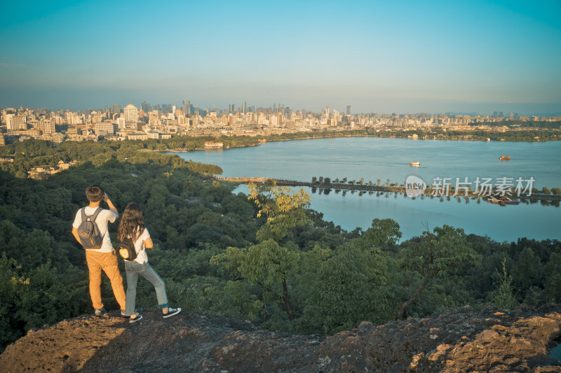 杭州西湖宝石山风景区