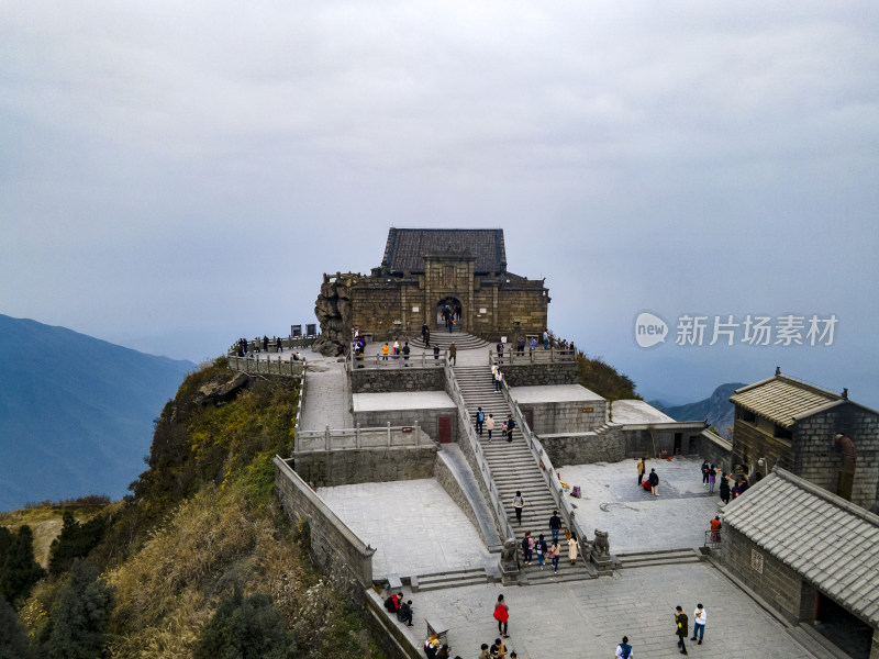 湖南南岳衡山5A景区航拍摄影图