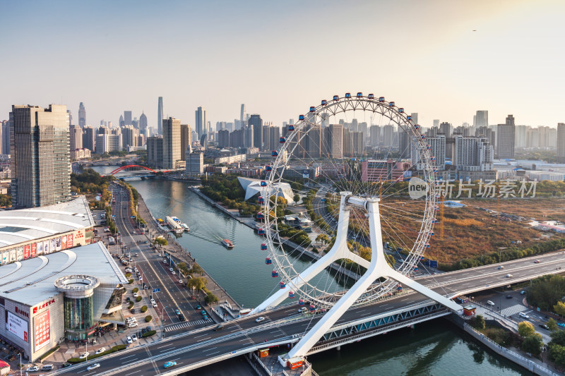 天津城市风光地标建筑