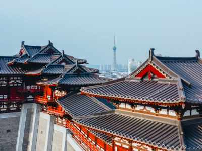 河南洛阳应天门景区