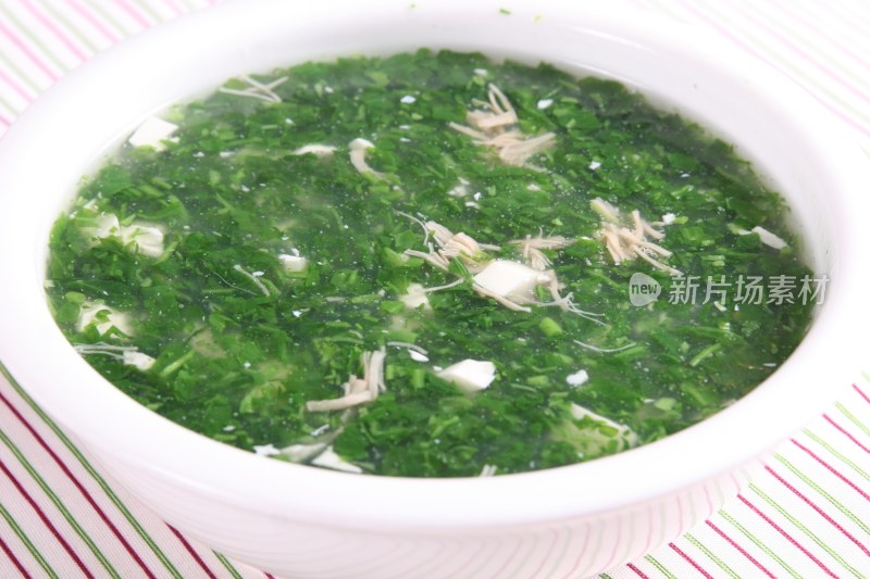 瑶柱荠菜豆腐羹