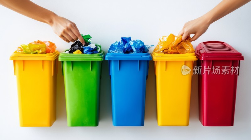 多彩垃圾桶垃圾分类