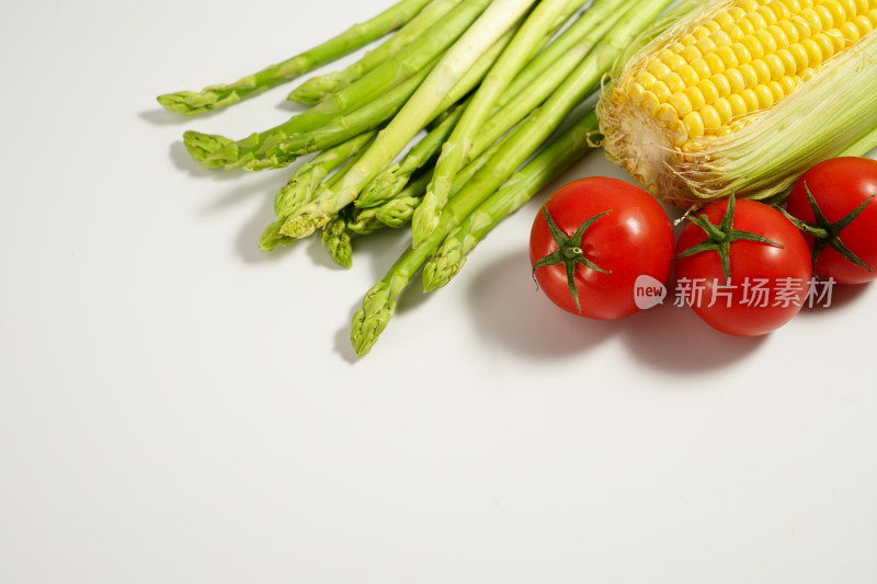 新鲜水果绿色蔬菜青菜