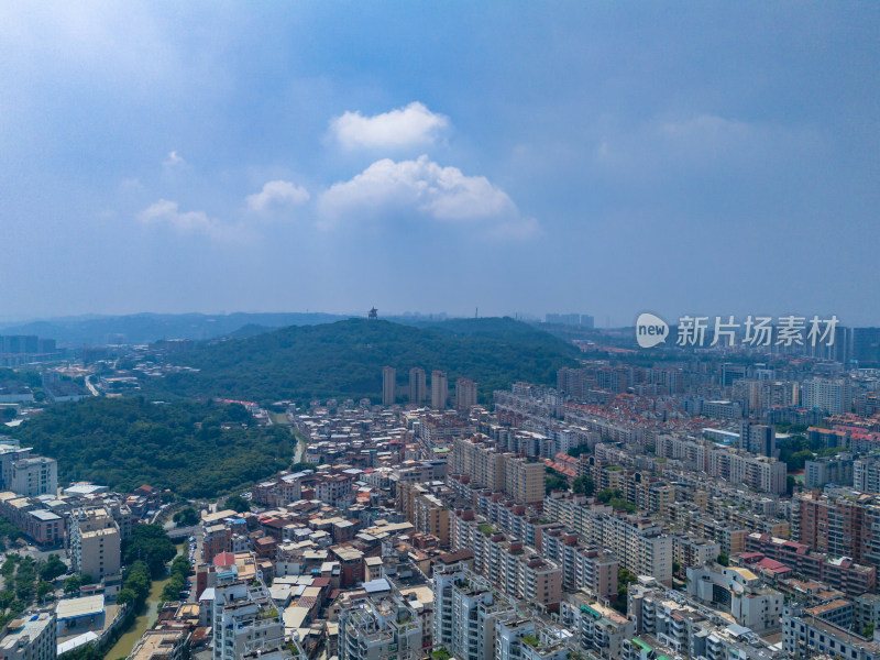 福建泉州城市风光建筑航拍图