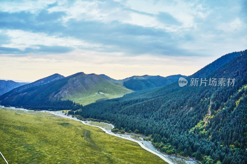 甘肃武威天柱县冰沟河景区