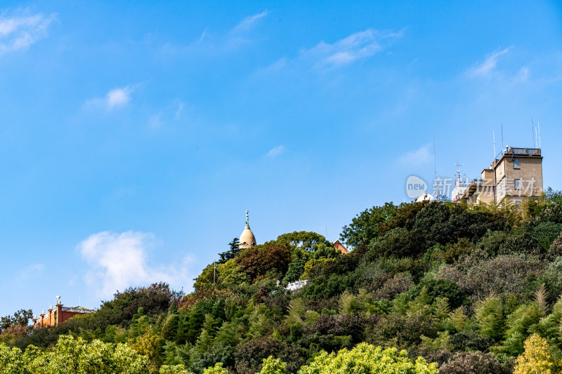 上海松江佘山森林公园自然建筑景观