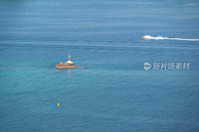 中国香港西贡大海上快艇航行