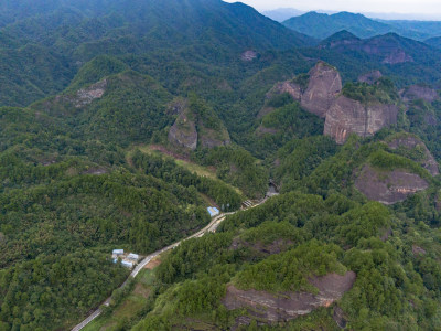 湖南怀化万佛山4A景区航拍摄影图