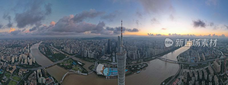 广州地标建筑城市风光