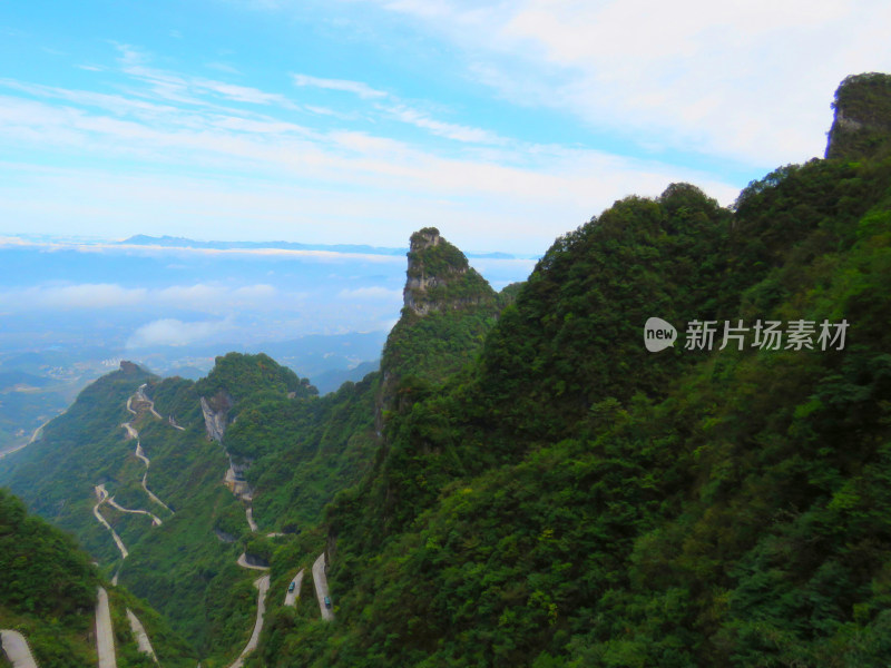 张家界天门山旅游风光