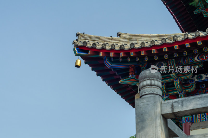 河南省洛阳香山寺古建筑局部特写