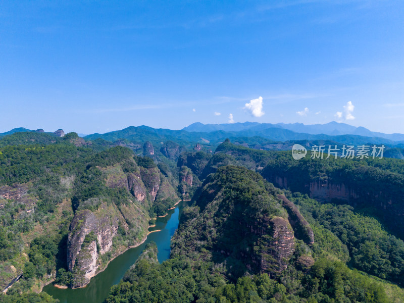 祖国大好河山泰宁大金湖航拍图