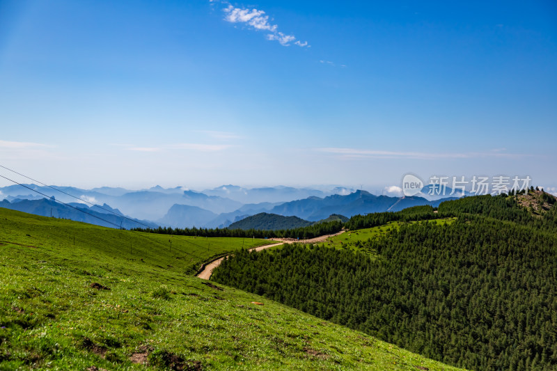 五台山朝圣路上的风景