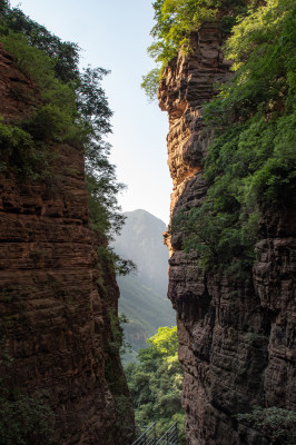 河南太行山山川山脉山峰自然风景