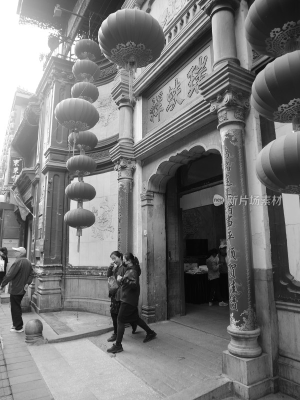 北京前门大街大栅栏街景