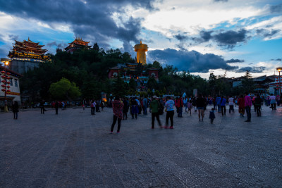 云南香格里拉独克宗古城大昭寺