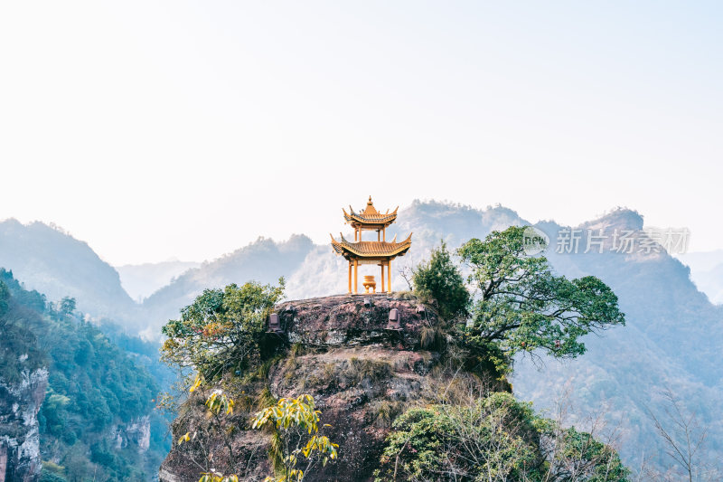 黄山市道教齐云山景区风光