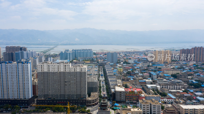 山西运城城市航拍