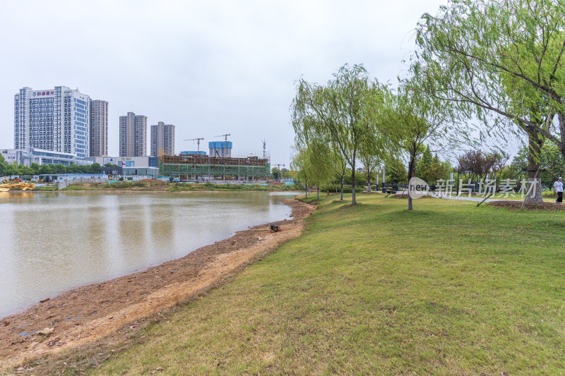 武汉江夏区韵湖湿地公园风景