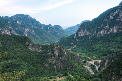 太行山山脉高山自然风景