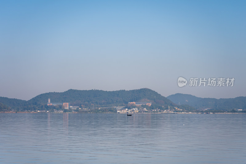 浙江宁波东钱湖景区风光