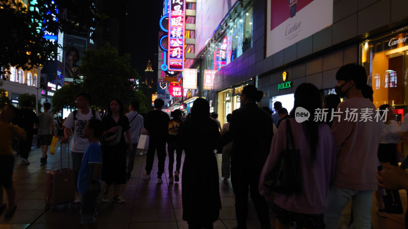 上海南京路夜景