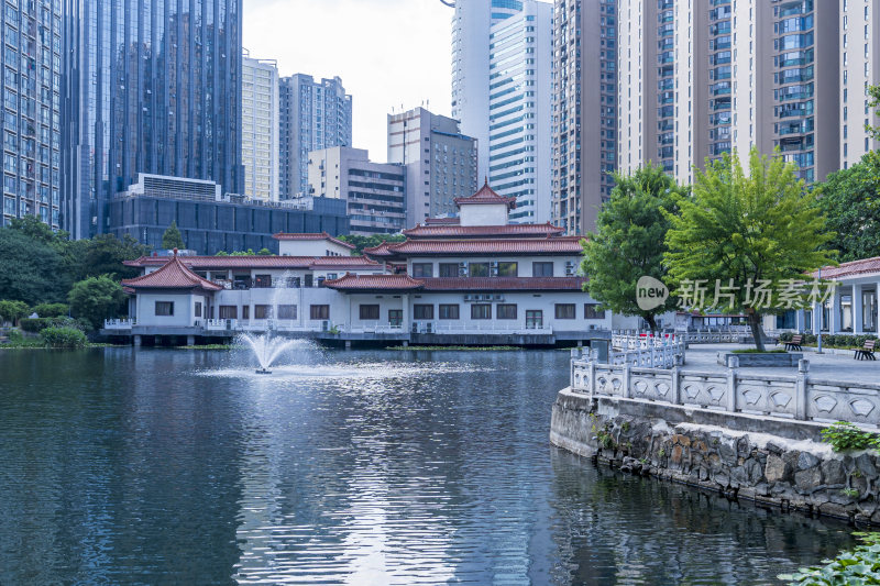 武汉江岸区小南湖公园风景