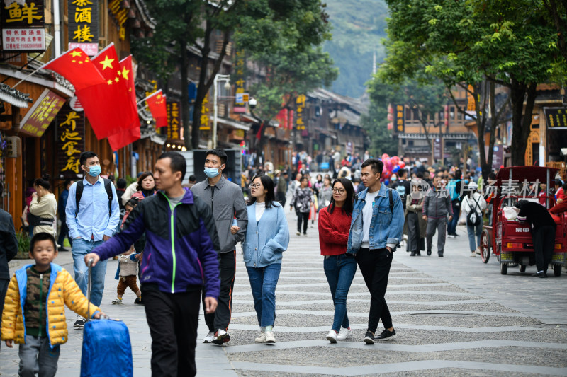 黔东南黎平肇兴侗寨航拍贵州风光吊脚楼