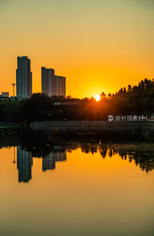 山东德州运河公园龙运湖公园景点景观