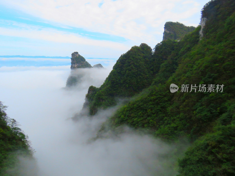 张家界天门山旅游风光