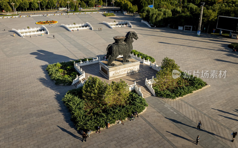 河北省沧州市狮城公园沧州铁狮子