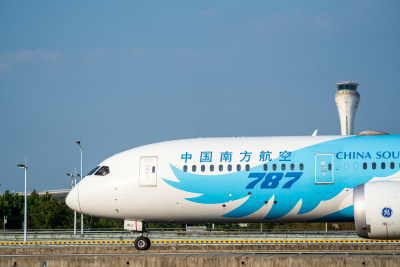 中国南方航空787飞机特写