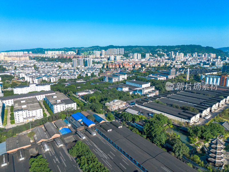 四川宜宾五粮液旅游景区航拍