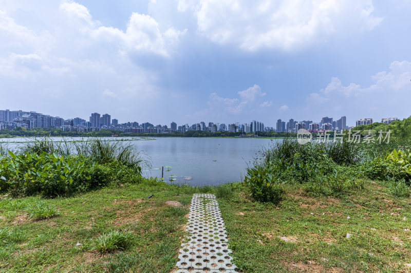 武汉洪山区南湖幸福湾公园风景