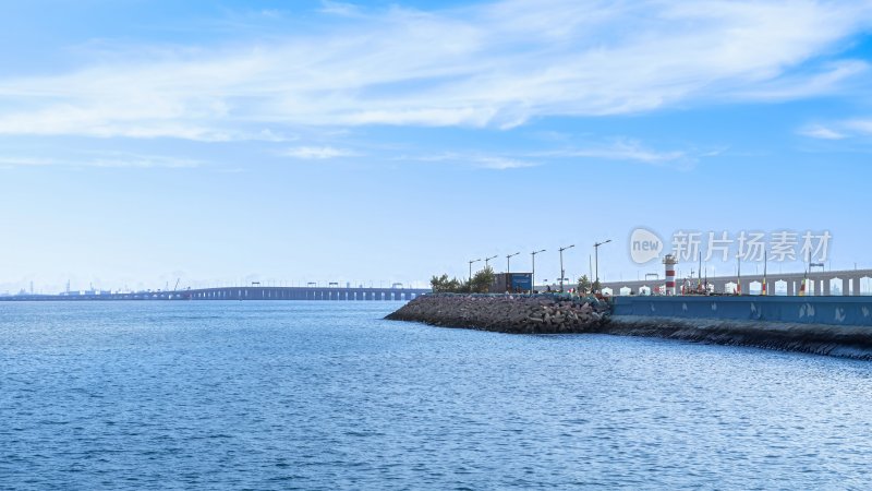 连云港羊山岛景区和田湾跨海大桥