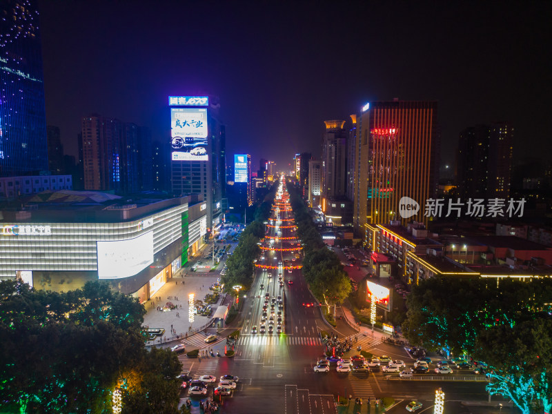 邯郸人民东路新世界中心夜景