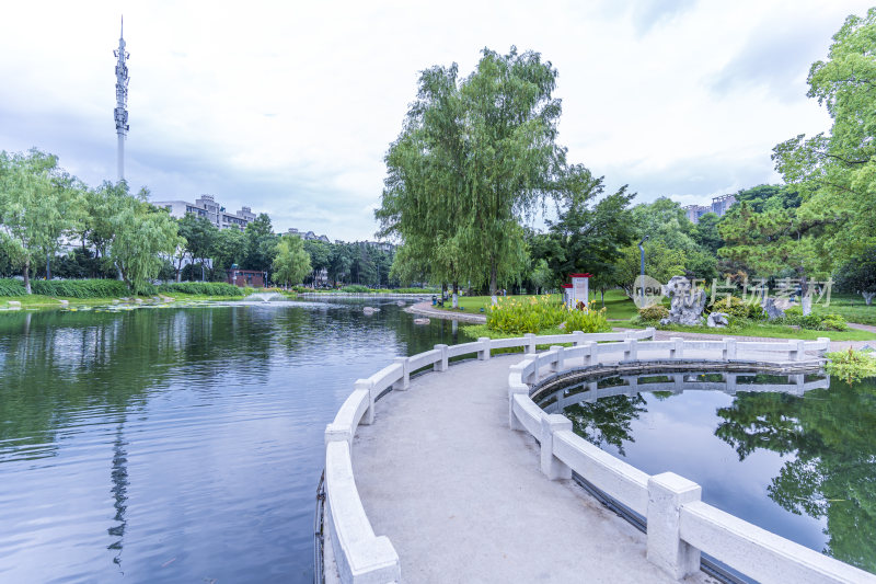 武汉武昌区紫阳公园风景