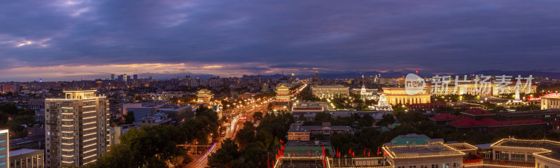 北京前门大街夜景